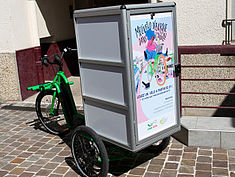 Vélo cargo pour la conciergerie - Agrandir l'image (fenêtre modale)